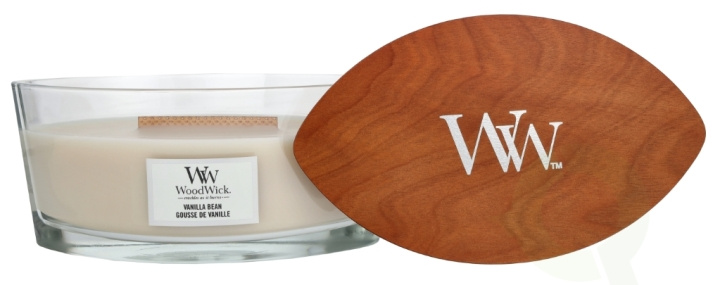 WoodWick Vanilla Bean Candle 454 g i gruppen SKÖNHET & HÄLSA / Doft & Parfym / Övrig doft / Doftljus hos TP E-commerce Nordic AB (D14839)