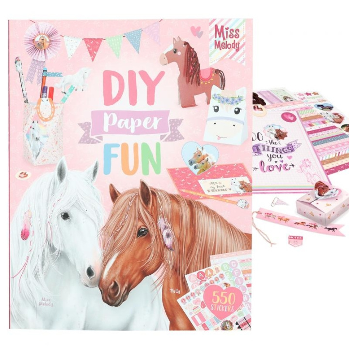 Miss Melody Gör-det-själv-pappersbok - (0412121) i gruppen LEKSAKER, BARN- & BABYPRODUKTER / Leksaker / Pyssel hos TP E-commerce Nordic AB (D14882)