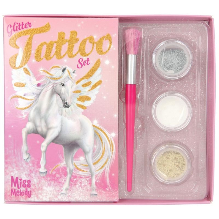 Miss Melody Glitter-tatueringsset ( 0412032 ) i gruppen LEKSAKER, BARN- & BABYPRODUKTER / Leksaker / Pyssel hos TP E-commerce Nordic AB (D14894)