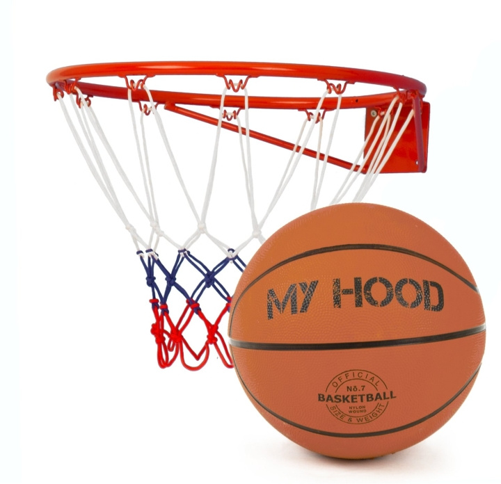 My Hood Basketring inkl. boll (304001) i gruppen LEKSAKER, BARN- & BABYPRODUKTER / Uteleksaker / Sport & Spel hos TP E-commerce Nordic AB (D14924)