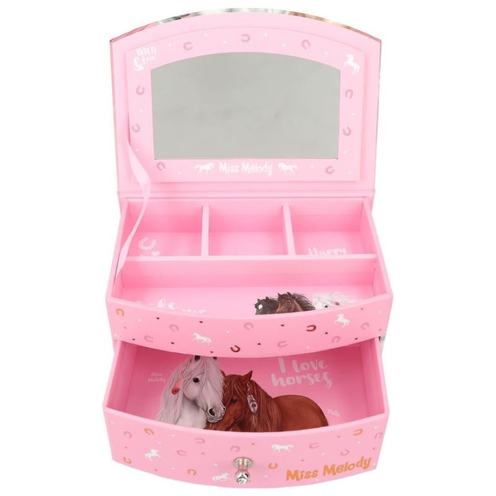Miss Melody Smyckeskrin - SUNDOWN - (0412404) i gruppen LEKSAKER, BARN- & BABYPRODUKTER / Barnrum / Förvaring hos TP E-commerce Nordic AB (D14945)