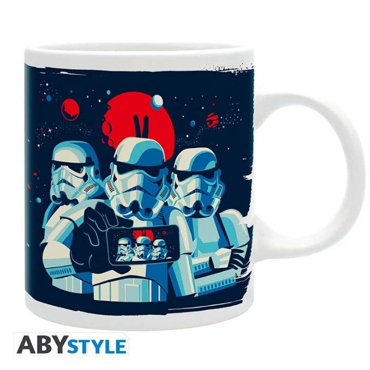 ORIGINAL STORMTROOPER - Mugg - 320 ml - Selfie - subli - box x2 i gruppen SPORT, FRITID & HOBBY / Roliga prylar / Muggar hos TP E-commerce Nordic AB (D14950)
