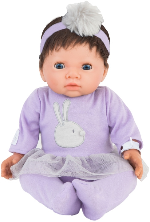 Tiny Treasure Docka med brunt hår och lila tutu-klänning (30140) i gruppen LEKSAKER, BARN- & BABYPRODUKTER / Leksaker / Dockor & Tillbehör hos TP E-commerce Nordic AB (D14981)