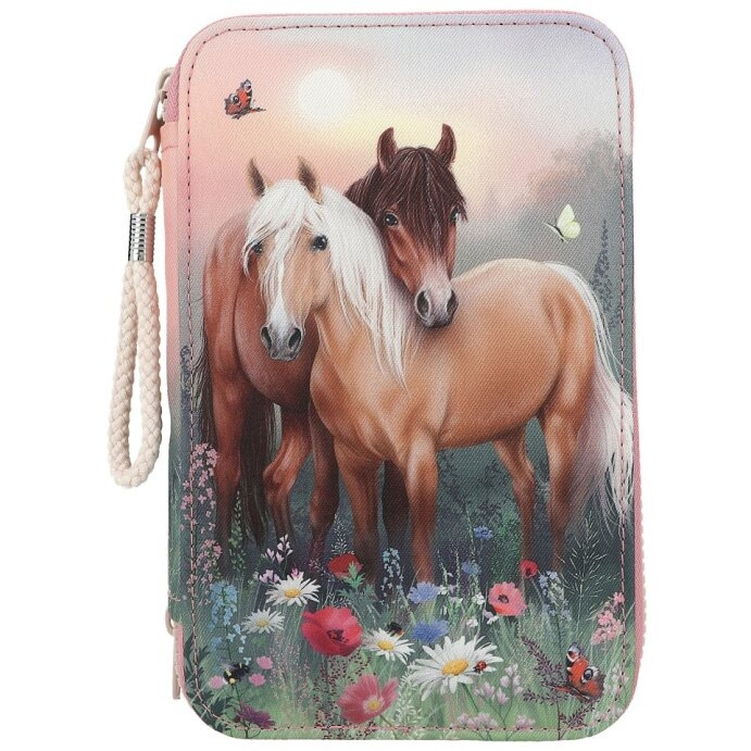 Miss Melody Trippel pennfodral FLOWERS ( 0412869 ) i gruppen LEKSAKER, BARN- & BABYPRODUKTER / Leksaker / Pennfodral hos TP E-commerce Nordic AB (D14993)