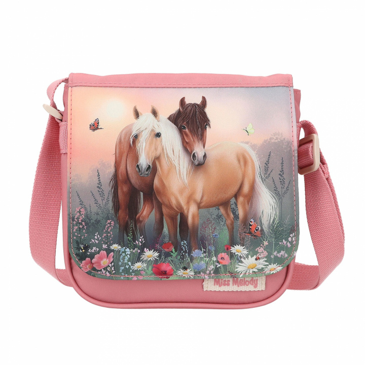 Miss Melody Liten axelremsväska FLOWERS ( 0412762 ) i gruppen LEKSAKER, BARN- & BABYPRODUKTER / Resa / Barnväskor / Ryggsäckar hos TP E-commerce Nordic AB (D15000)
