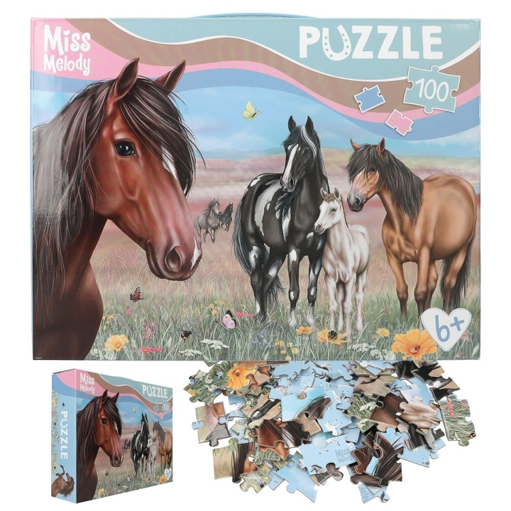 Miss Melody Pussel 100 bitar ( 0413205 ) i gruppen SPORT, FRITID & HOBBY / Hobby / Pussel hos TP E-commerce Nordic AB (D15006)
