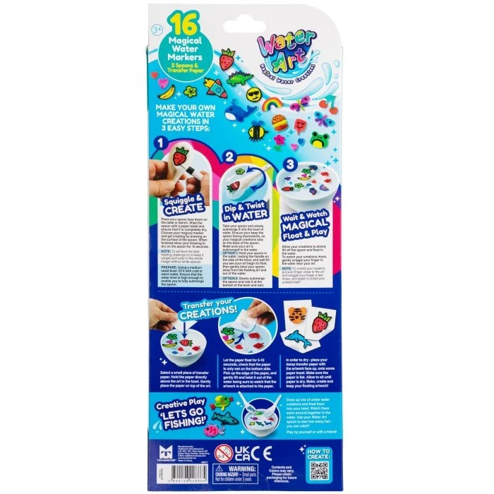 Water Art Gigantuppsättning med 16 skedar (33130104) i gruppen LEKSAKER, BARN- & BABYPRODUKTER / Leksaker / Rita & Räkna hos TP E-commerce Nordic AB (D15015)