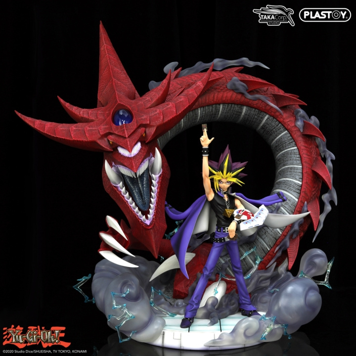 Plastoy YAMI YUGI & SLIFER - YU-GI-OH! STATY i gruppen SPORT, FRITID & HOBBY / Roliga prylar / Samlarobjekt hos TP E-commerce Nordic AB (D15040)