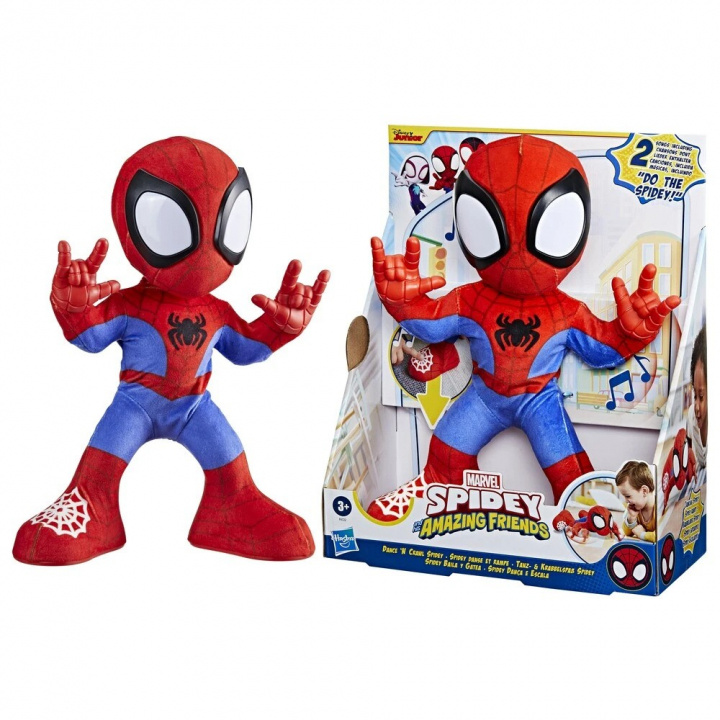 Spidey and His Amazing Friends Spidey & Hans Fantastiska Vänner - Dance N Crawl Spidey (F6722) i gruppen LEKSAKER, BARN- & BABYPRODUKTER / Leksaker / Figurer, Miniatyrer & tillbehör hos TP E-commerce Nordic AB (D15044)