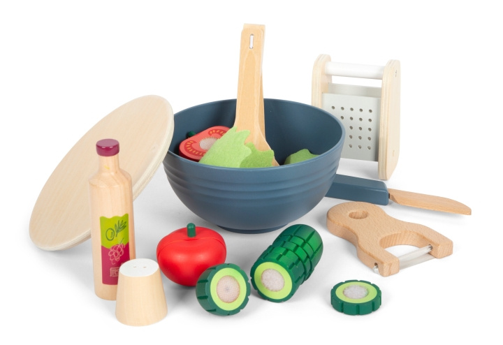 Small Foot Skärset med färsk sallad - (I-SF12612) i gruppen LEKSAKER, BARN- & BABYPRODUKTER / Leksaker / Lekset hos TP E-commerce Nordic AB (D15059)
