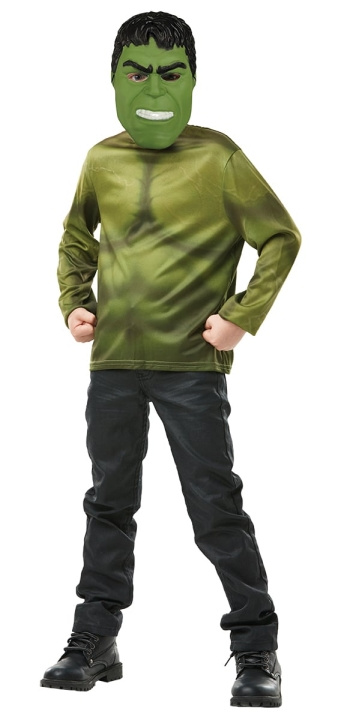 Rubies Hulk topp & mask (300112FR) i gruppen LEKSAKER, BARN- & BABYPRODUKTER / Leksaker / Maskeradkläder hos TP E-commerce Nordic AB (D15109)