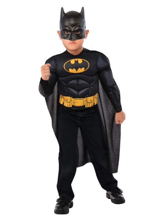 Rubies Batman Muscle Top med Cape och Mask (G34095OS000) i gruppen LEKSAKER, BARN- & BABYPRODUKTER / Leksaker / Maskeradkläder hos TP E-commerce Nordic AB (D15111)