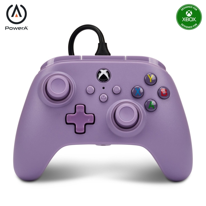 PowerA Nano Enhanced trådbunden handkontroll - Xbox Series X/S - Lila i gruppen HEMELEKTRONIK / Spelkonsoler & Tillbehör / Xbox Series X/S hos TP E-commerce Nordic AB (D15117)