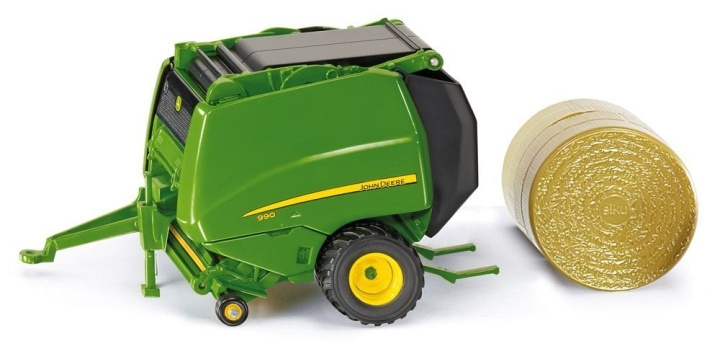 SIKU 1:32 John Deere rundbalspress (313-2465) i gruppen LEKSAKER, BARN- & BABYPRODUKTER / Leksaker / Leksaksbilar & andra fordon hos TP E-commerce Nordic AB (D15130)