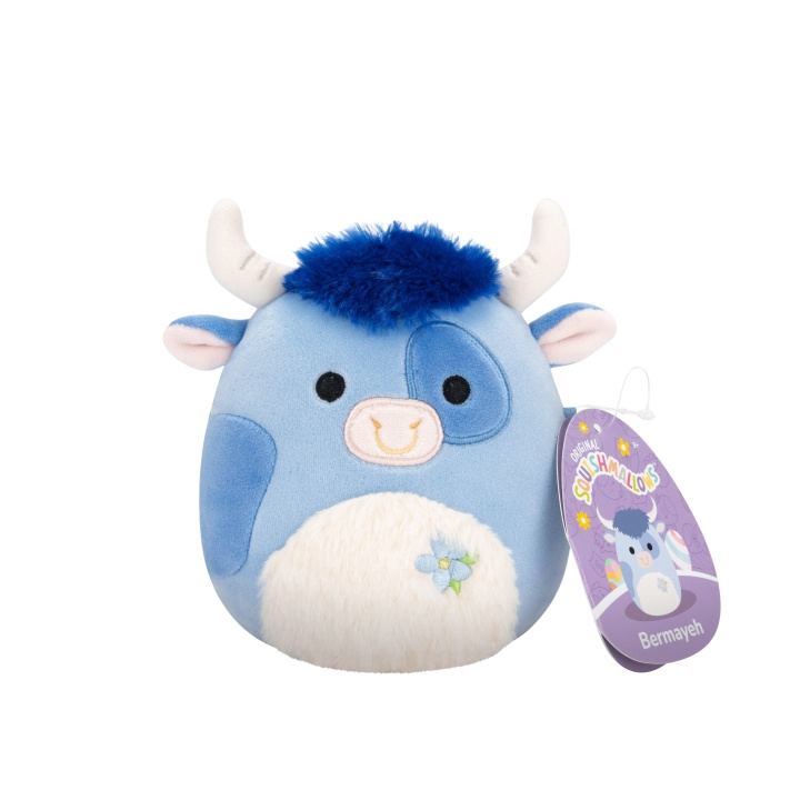 Squishmallows Vår 19 cm - Bermayeh Bull i gruppen LEKSAKER, BARN- & BABYPRODUKTER / Babyleksaker / Gosedjur hos TP E-commerce Nordic AB (D15186)