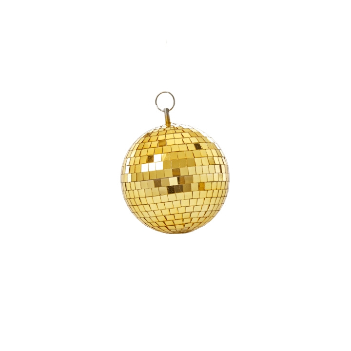 RICE Discokula i guld - 15 cm i gruppen SPORT, FRITID & HOBBY / Roliga prylar / Övrigt hos TP E-commerce Nordic AB (D15191)