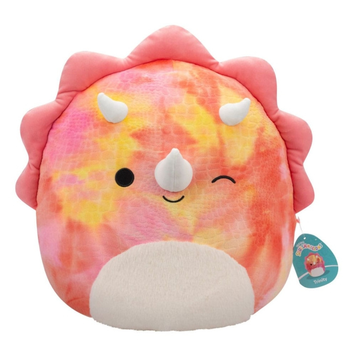 Squishmallows Plush 40cm W19A - Trinity Triceratops (SQJW1619A) i gruppen LEKSAKER, BARN- & BABYPRODUKTER / Babyleksaker / Gosedjur hos TP E-commerce Nordic AB (D15220)