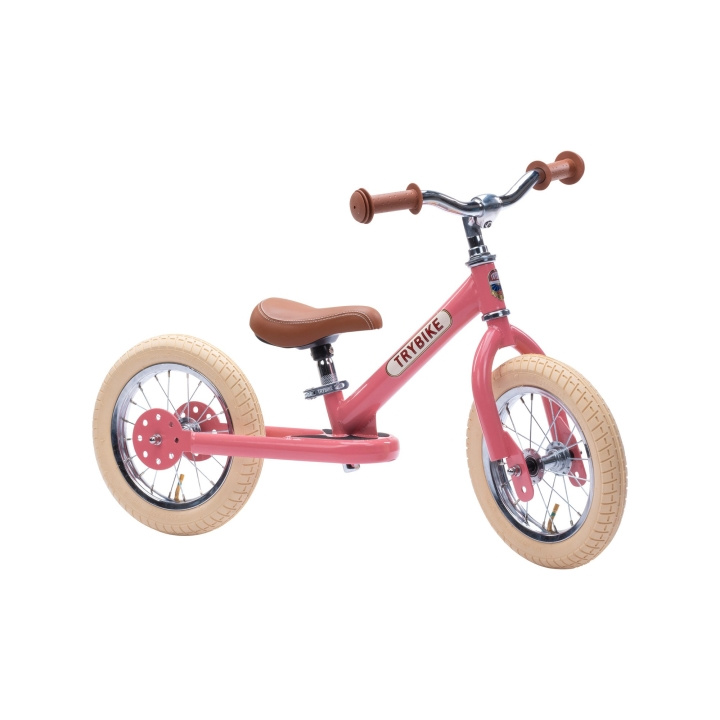 Trybike 2 hjul stål - Vintage Rose (30TBS-2-PNK-VIN) | LEKSAKER, BARN- & BABYPRODUKTER - Uteleksaker - Cyklar & Sparkcyklar | GameStuff