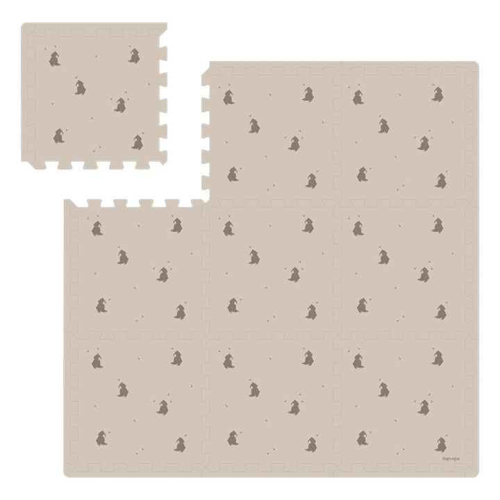 That\'s Mine Alva Foam Play Mat Bees & Bears i gruppen LEKSAKER, BARN- & BABYPRODUKTER / Babysaker / Bad hos TP E-commerce Nordic AB (D15270)