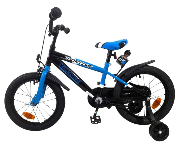 Volare Barncykel 14 - Blå/Svart (31476) i gruppen LEKSAKER, BARN- & BABYPRODUKTER / Uteleksaker / Cyklar & Sparkcyklar hos TP E-commerce Nordic AB (D15281)