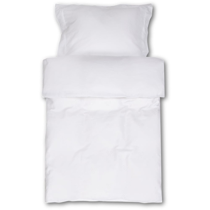 That\'s Mine Angel Sängkläder - Briljant vit - Baby DK i gruppen LEKSAKER, BARN- & BABYPRODUKTER / Barntextilier / Sängkläder / Bäddset för spjälsäng hos TP E-commerce Nordic AB (D15292)