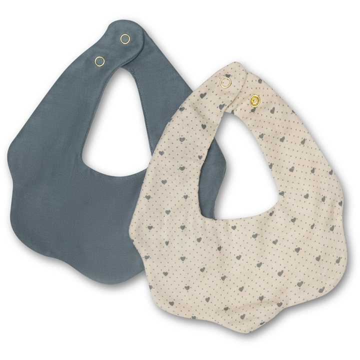 That\'s Mine Roy Bibs 2-pack - Lots of love sky - Onesize i gruppen LEKSAKER, BARN- & BABYPRODUKTER / Äta & Dricka / Haklappar hos TP E-commerce Nordic AB (D15311)