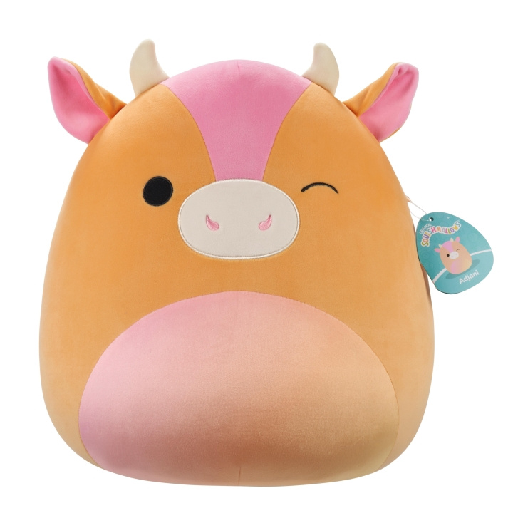 Squishmallows 40 cm plysch P22 - Adjani ko i gruppen LEKSAKER, BARN- & BABYPRODUKTER / Babyleksaker / Gosedjur hos TP E-commerce Nordic AB (D15370)