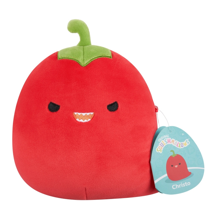 Squishmallows 19 cm Plysch P22 - Christo Röd Chili Peppar i gruppen LEKSAKER, BARN- & BABYPRODUKTER / Babyleksaker / Gosedjur hos TP E-commerce Nordic AB (D15379)