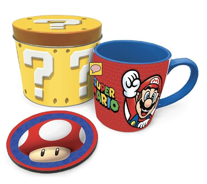 Pyramid International SUPER MARIO LETS A GO MUGG BURK SET i gruppen SPORT, FRITID & HOBBY / Roliga prylar / Muggar hos TP E-commerce Nordic AB (D15442)