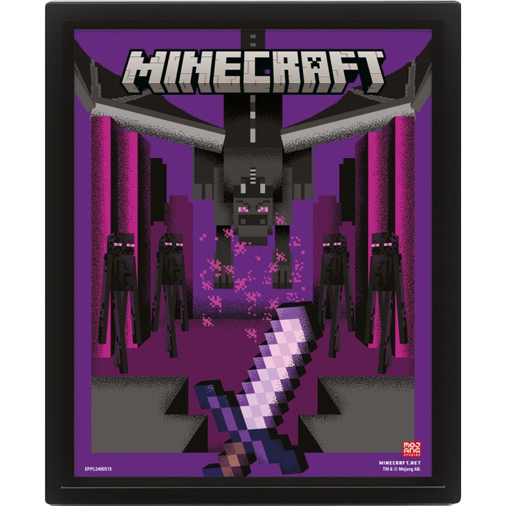 Pyramid International MINECRAFT (ENDER DRAGON DUEL) LENTICULAR POSTER i gruppen SPORT, FRITID & HOBBY / Roliga prylar / Samlarobjekt hos TP E-commerce Nordic AB (D15446)
