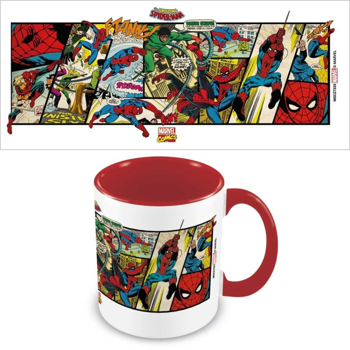 Pyramid International MARVEL COMICS (SPIDER-MAN PANELS) COLORED INNER MUG i gruppen SPORT, FRITID & HOBBY / Roliga prylar / Muggar hos TP E-commerce Nordic AB (D15455)