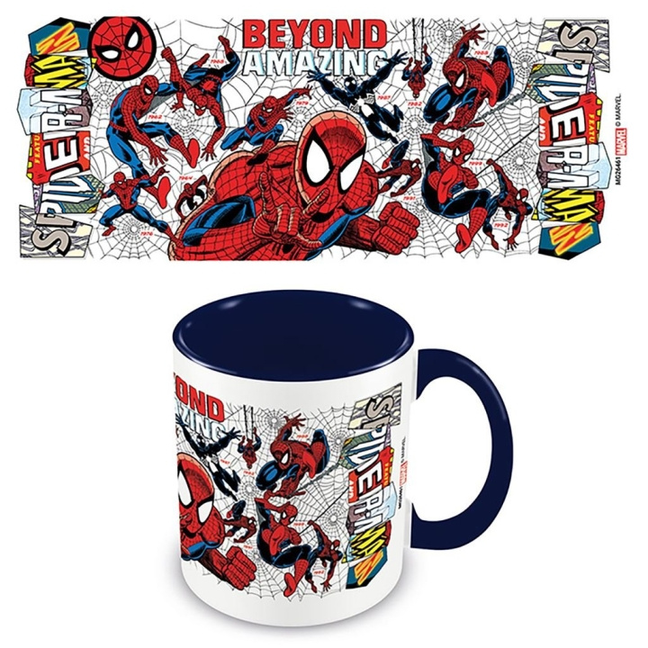 Pyramid International SPIDER-MAN (TIMELESS COSTUME) BLUE INNER C MUG i gruppen SPORT, FRITID & HOBBY / Roliga prylar / Muggar hos TP E-commerce Nordic AB (D15456)