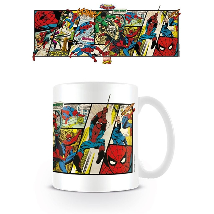 Pyramid International MARVEL COMICS (SPINDELMANNEN PANELER) MUGG i gruppen SPORT, FRITID & HOBBY / Roliga prylar / Muggar hos TP E-commerce Nordic AB (D15460)