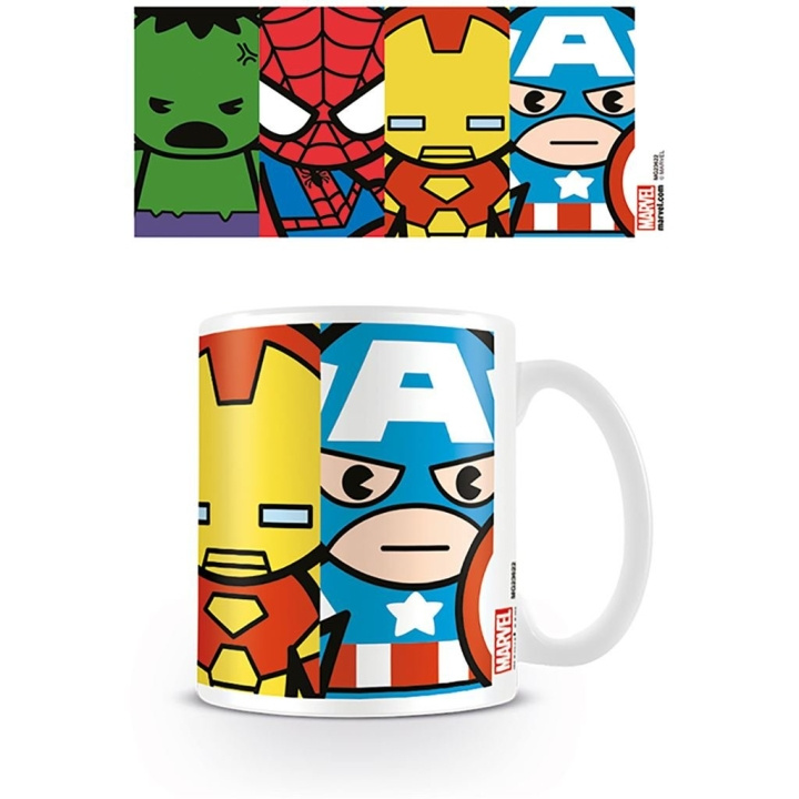 Pyramid International MARVEL KAWAII (AVENGERS) MUGG i gruppen SPORT, FRITID & HOBBY / Roliga prylar / Samlarobjekt hos TP E-commerce Nordic AB (D15463)