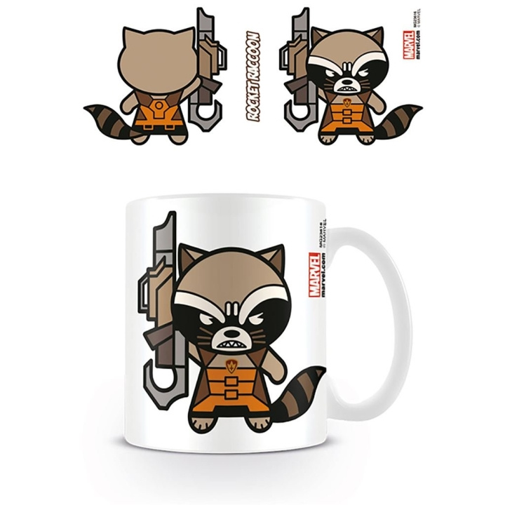 Pyramid International MARVEL KAWAII (RAKET RACOON) MUGG i gruppen SPORT, FRITID & HOBBY / Roliga prylar / Muggar hos TP E-commerce Nordic AB (D15464)