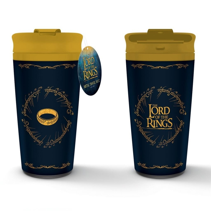 Pyramid International THE LORD OF THE RINGS (THE RING) 16OZ/450ML RESEMUGG I METALL i gruppen SPORT, FRITID & HOBBY / Roliga prylar / Muggar hos TP E-commerce Nordic AB (D15466)
