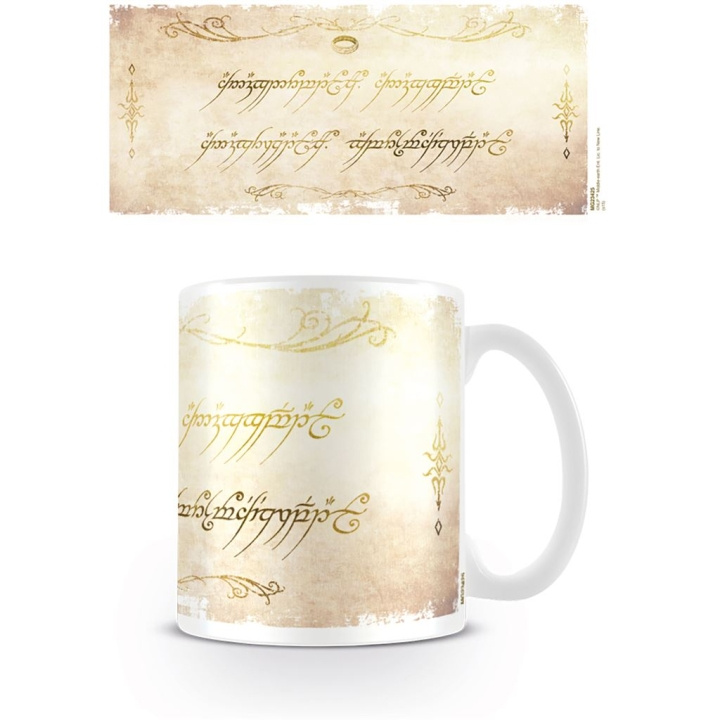 Pyramid International THE LORD OF THE RINGS (RING INSCRIPTION) MUGG i gruppen SPORT, FRITID & HOBBY / Roliga prylar / Muggar hos TP E-commerce Nordic AB (D15467)