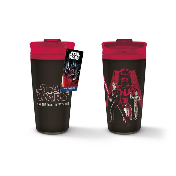 Pyramid International STAR WARS (MAY THE FORCE BE WITH YOU) METAL TRAVEL MUG i gruppen SPORT, FRITID & HOBBY / Roliga prylar / Muggar hos TP E-commerce Nordic AB (D15477)