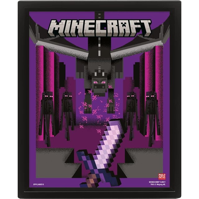 Pyramid International PYRAMID MINECRAFT - LENTICULAR POSTER i gruppen SPORT, FRITID & HOBBY / Roliga prylar / Samlarobjekt hos TP E-commerce Nordic AB (D15497)