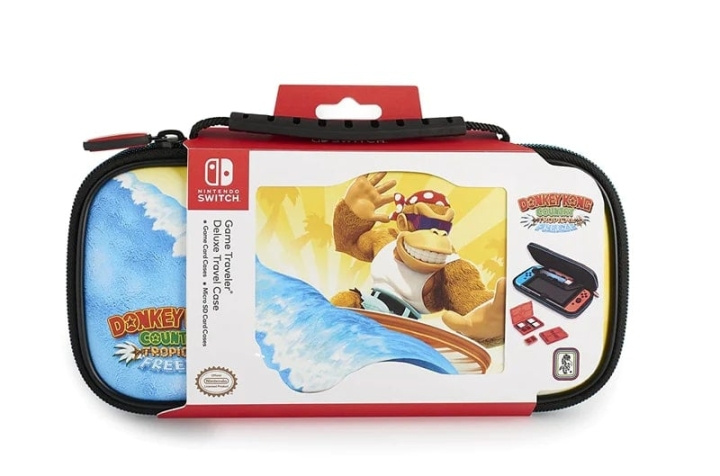 Nintendo Game Traveler Deluxe resväska - Donkey Kong i gruppen HEMELEKTRONIK / Spelkonsoler & Tillbehör / Nintendo Switch / Tillbehör hos TP E-commerce Nordic AB (D15516)