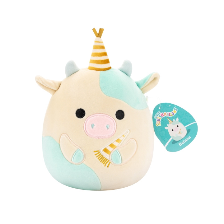 Squishmallows 19 cm Celebration plysch - Belana ko i gruppen LEKSAKER, BARN- & BABYPRODUKTER / Babyleksaker / Gosedjur hos TP E-commerce Nordic AB (D15523)
