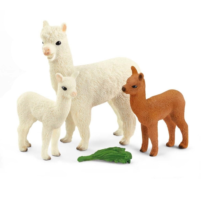 Schleich Wild Life - Set med alpackor (42544) i gruppen LEKSAKER, BARN- & BABYPRODUKTER / Leksaker / Figurer, Miniatyrer & tillbehör hos TP E-commerce Nordic AB (D15542)