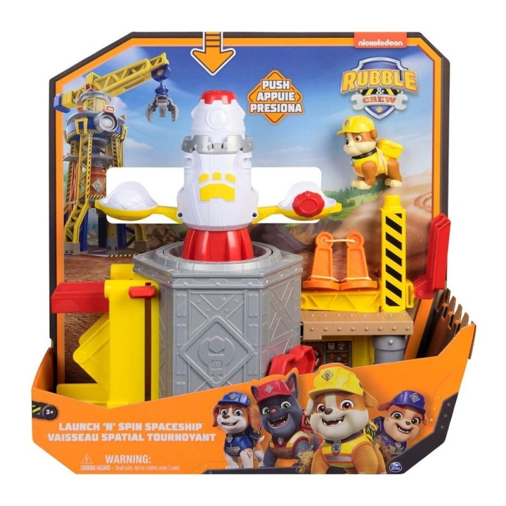 Rubble & Crew Launch N Spin rymdskepp - (6071624) i gruppen LEKSAKER, BARN- & BABYPRODUKTER / Leksaker / Lekset hos TP E-commerce Nordic AB (D15552)