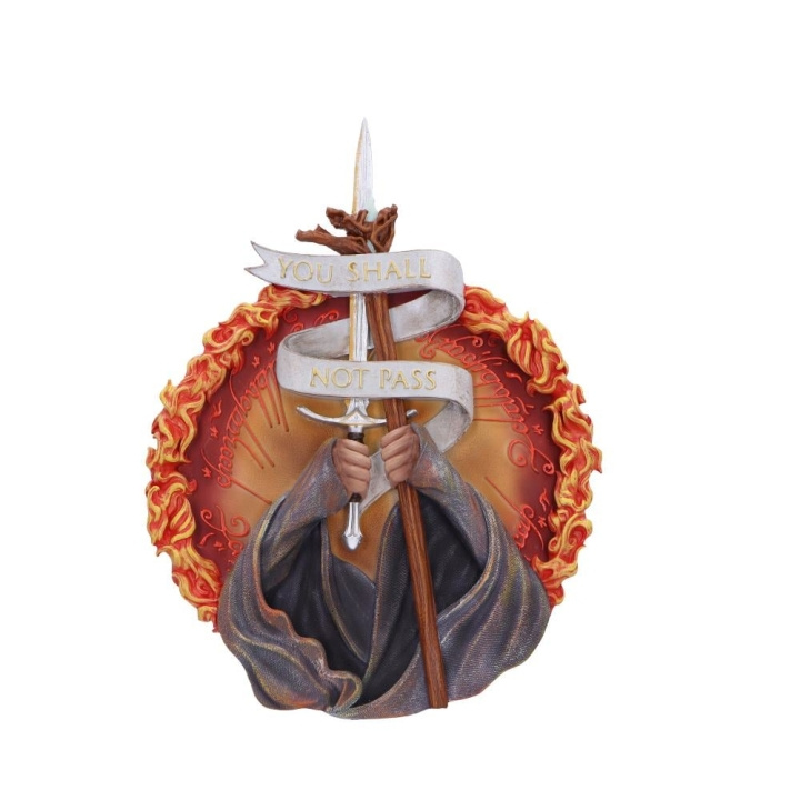 Nemesis Now Lord of the Rings You Shall Not Pass Wall Plaque i gruppen SPORT, FRITID & HOBBY / Roliga prylar / Samlarobjekt hos TP E-commerce Nordic AB (D15574)