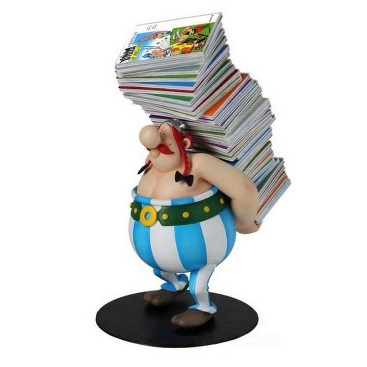 Plastoy OBELIX HÖG MED SERIETIDNINGAR SAMLARFIGURIN i gruppen SPORT, FRITID & HOBBY / Roliga prylar / Samlarobjekt hos TP E-commerce Nordic AB (D15579)