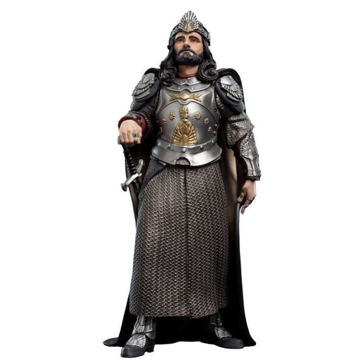 Weta Workshop Sagan om ringen-trilogin - Kung Aragorn Figur Mini Epics i gruppen SPORT, FRITID & HOBBY / Roliga prylar / Samlarobjekt hos TP E-commerce Nordic AB (D15592)