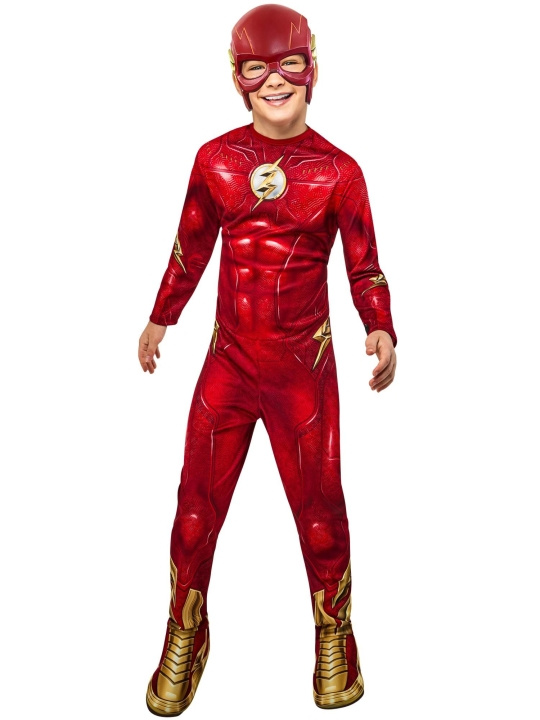 Rubies DC Comics Dräkt - The Flash (122-128 cm) i gruppen LEKSAKER, BARN- & BABYPRODUKTER / Leksaker / Maskeradkläder hos TP E-commerce Nordic AB (D15599)