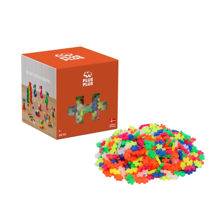 Plus Plus Mini Neon 600 st - (3311) i gruppen LEKSAKER, BARN- & BABYPRODUKTER / Leksaker / Byggleksaker / Byggklossar & övriga byggleksaker hos TP E-commerce Nordic AB (D15604)