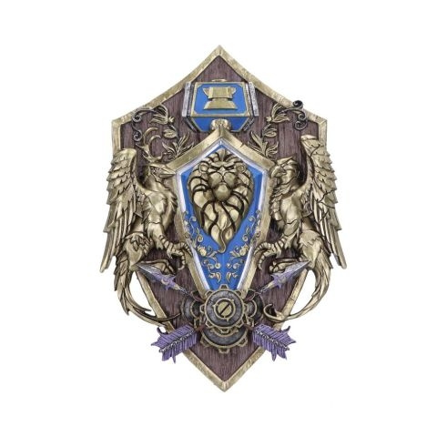 Nemesis Now World of Warcraft Alliance Väggplakett Höjd 30cm i gruppen SPORT, FRITID & HOBBY / Roliga prylar / Samlarobjekt hos TP E-commerce Nordic AB (D15615)