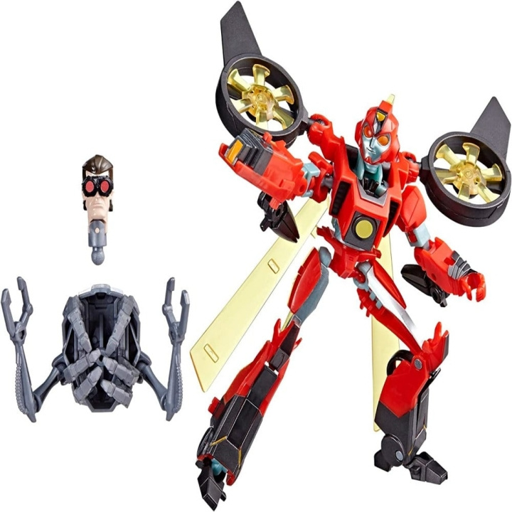 Transformers Earthspark Deluxe Class - Terran Twitch i gruppen LEKSAKER, BARN- & BABYPRODUKTER / Leksaker / Figurer, Miniatyrer & tillbehör hos TP E-commerce Nordic AB (D15650)